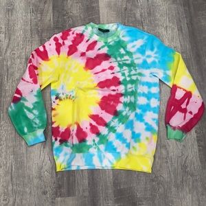 NWOT Men’s Custom Tie Dye H&M Sweat Shirt